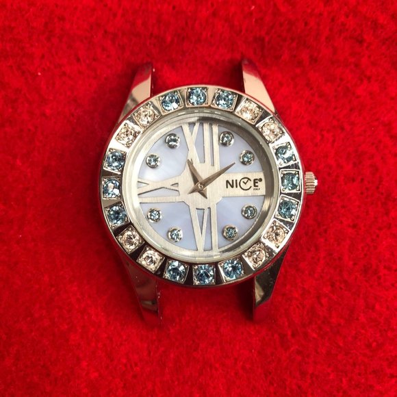 Ladies Nice Italian Wristwatch Rhinestone Italy 1z2-17